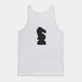 Black Knight Chess Piece Tank Top